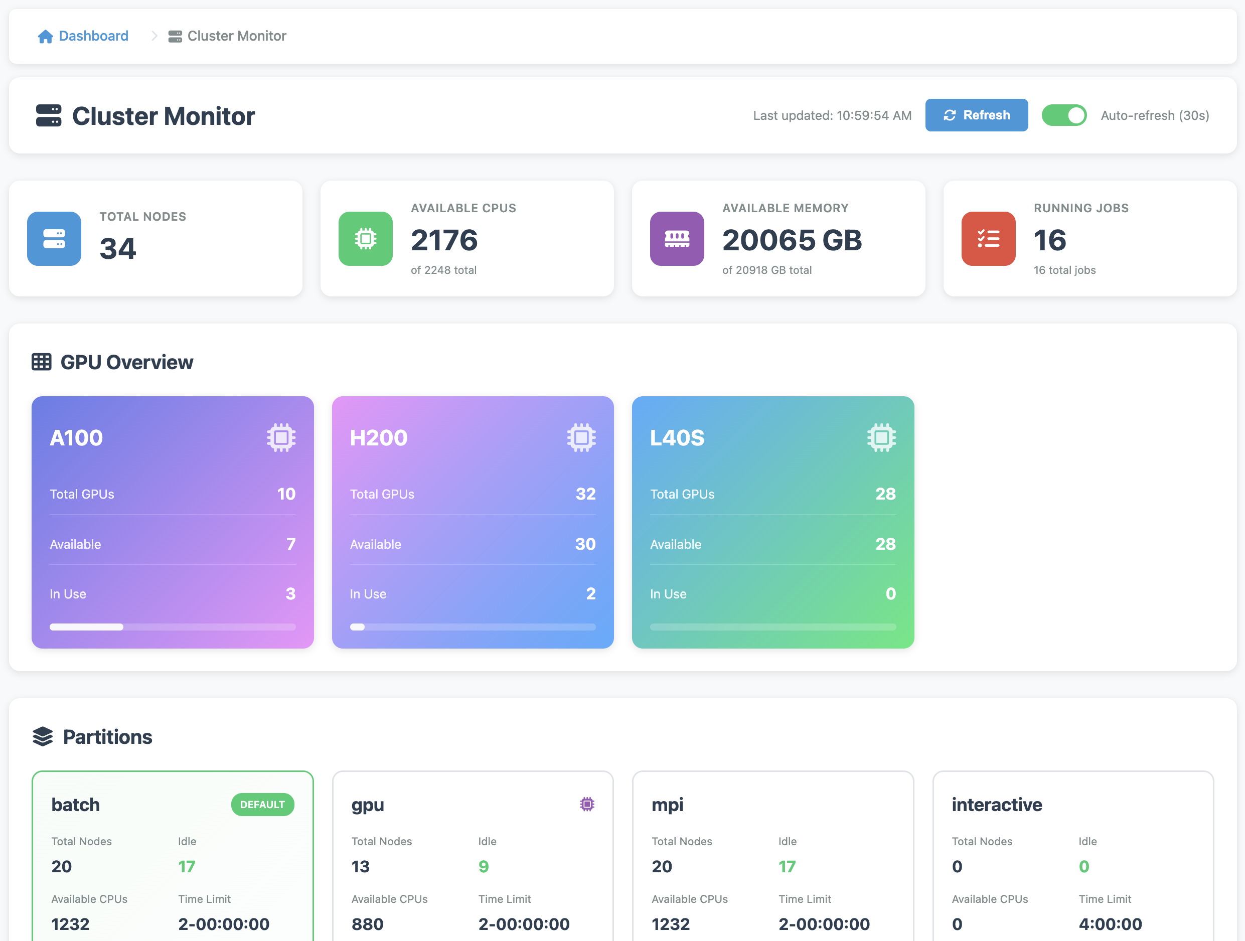 Tufts System Status thumbnail